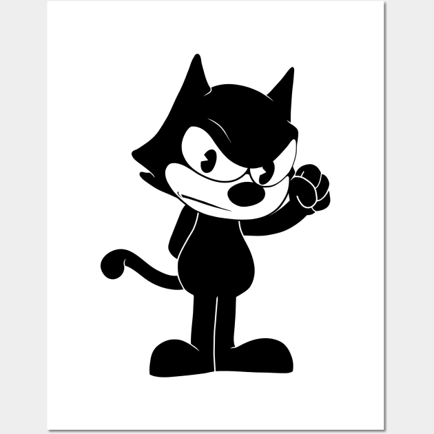 Felix the Cat - Black Lives Matter Protest Wall Art by Midnight Run Studio